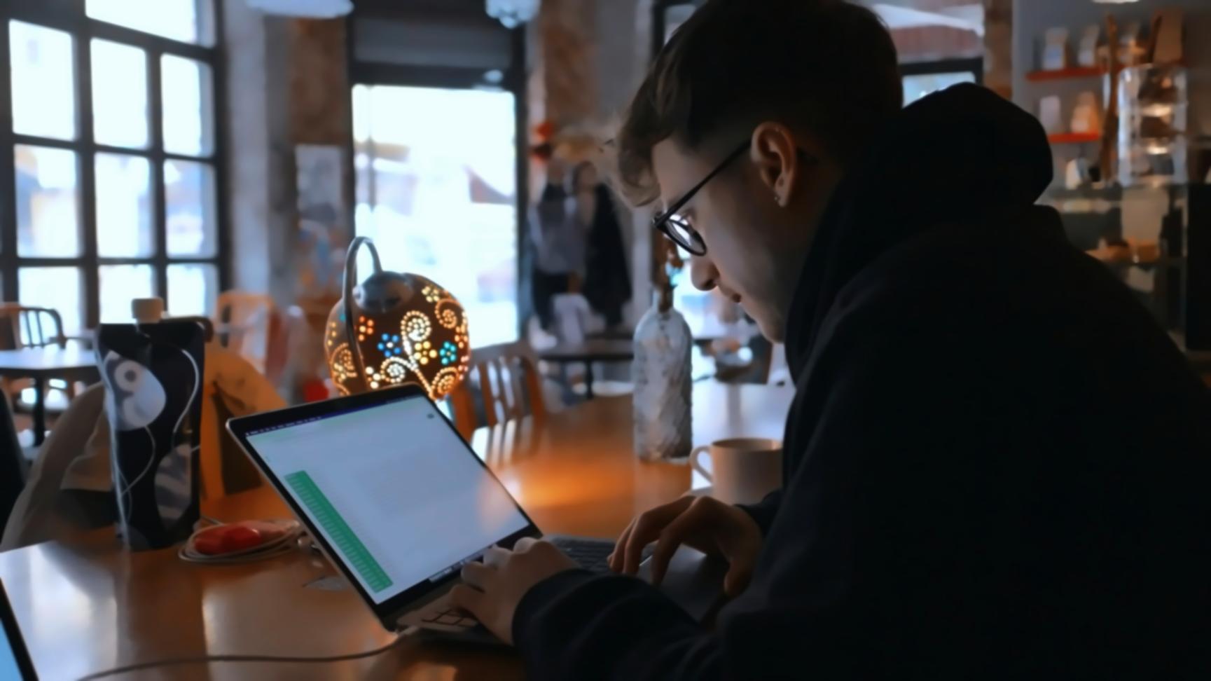 Professional workspace showing financial analysis documents and business planning materials